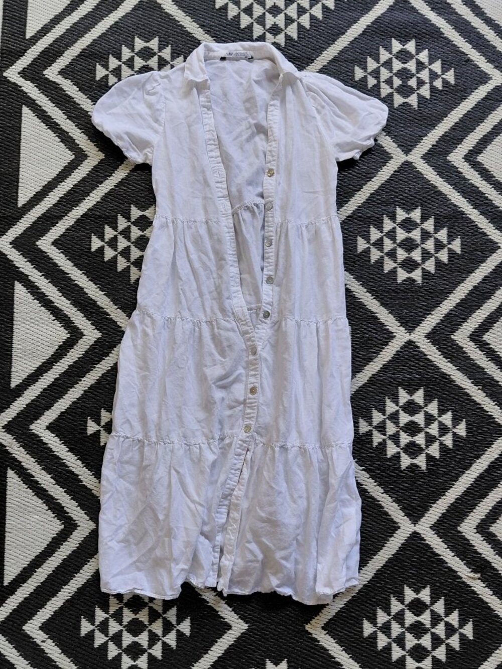ZARA l women's white dress